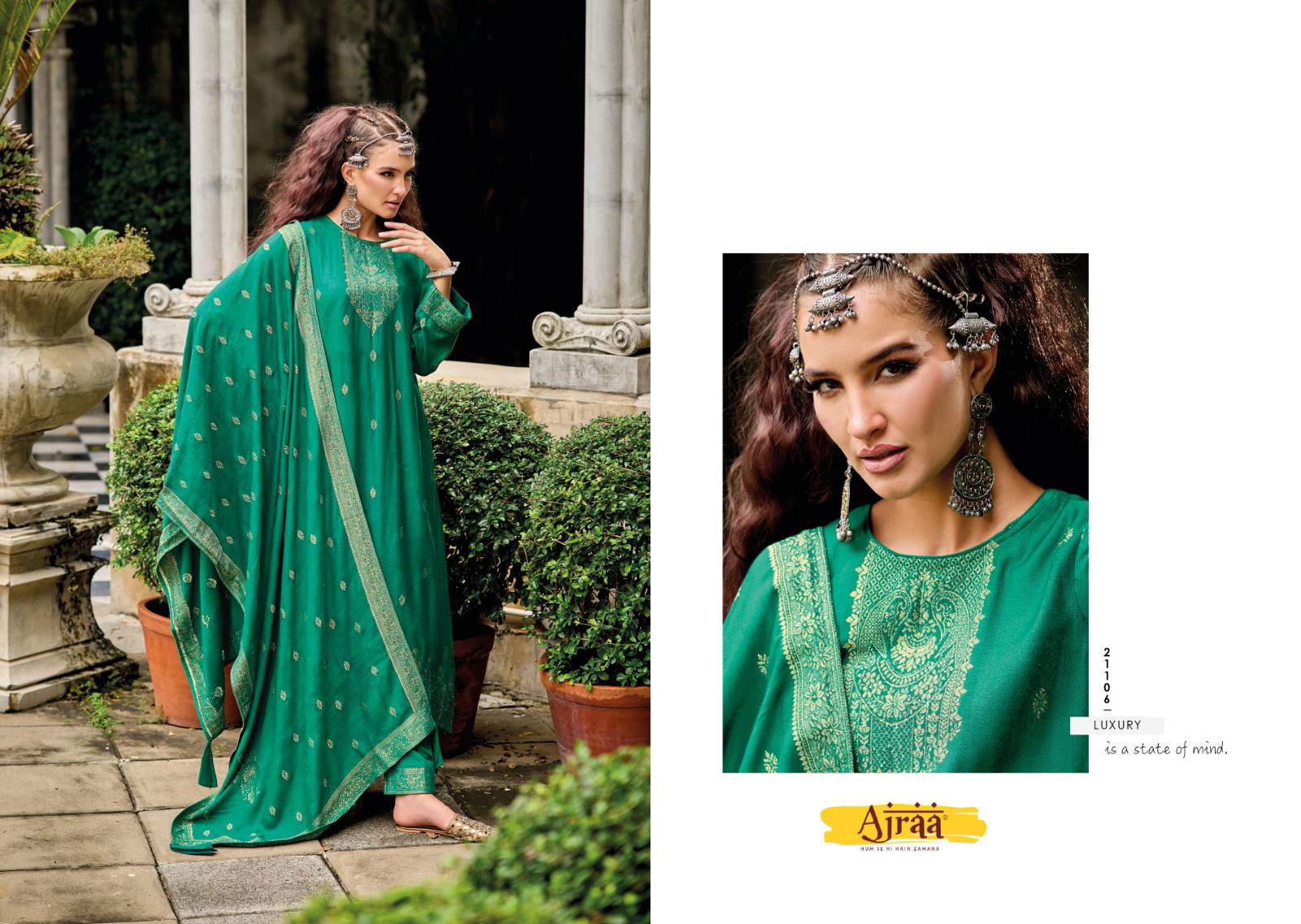 Karigiri By Ajira Pashmina Designer Salwar Suits Catalog